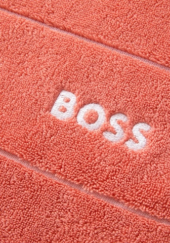 BOSS Home Towel 'PLAIN' in Red