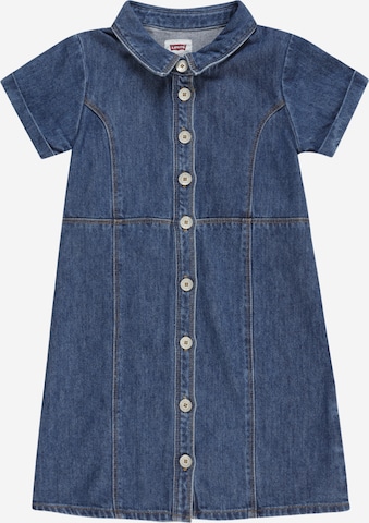 Levi's Kids Jurk in Blauw: voorkant