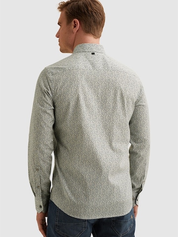 Coupe regular Chemise 'Shirt with allover print and stretch' VANGUARD en blanc