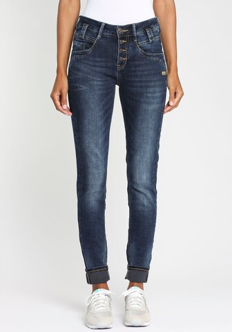 Gang Skinny Jeans in Blau: Vorderseite