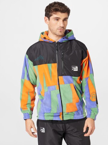 Grimey Fleece jas in Gemengde kleuren: voorkant