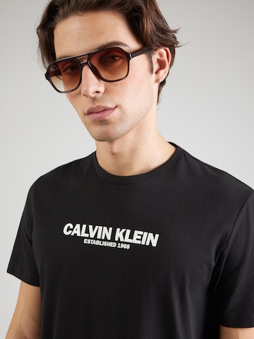 Calvin Klein Μπλουζάκι '30s' σε μαύρο