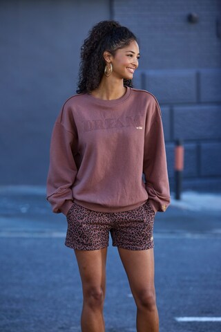 BUFFALO Sweatshirt in Braun: Vorderseite