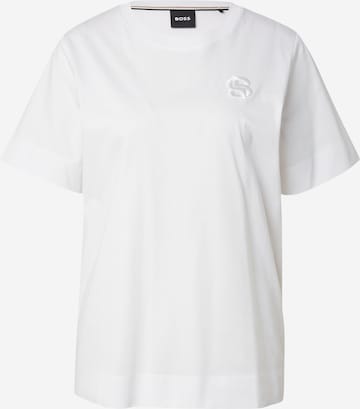 BOSS Black Shirt 'Elphi' in White: front