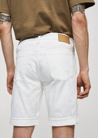 MANGO MAN Regular Shorts 'Nepto' in Weiß