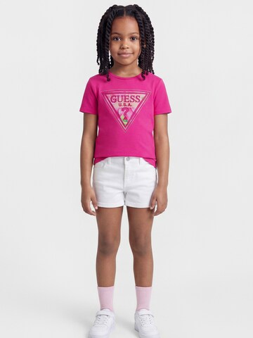GUESS T-Shirt in Pink: Vorderseite