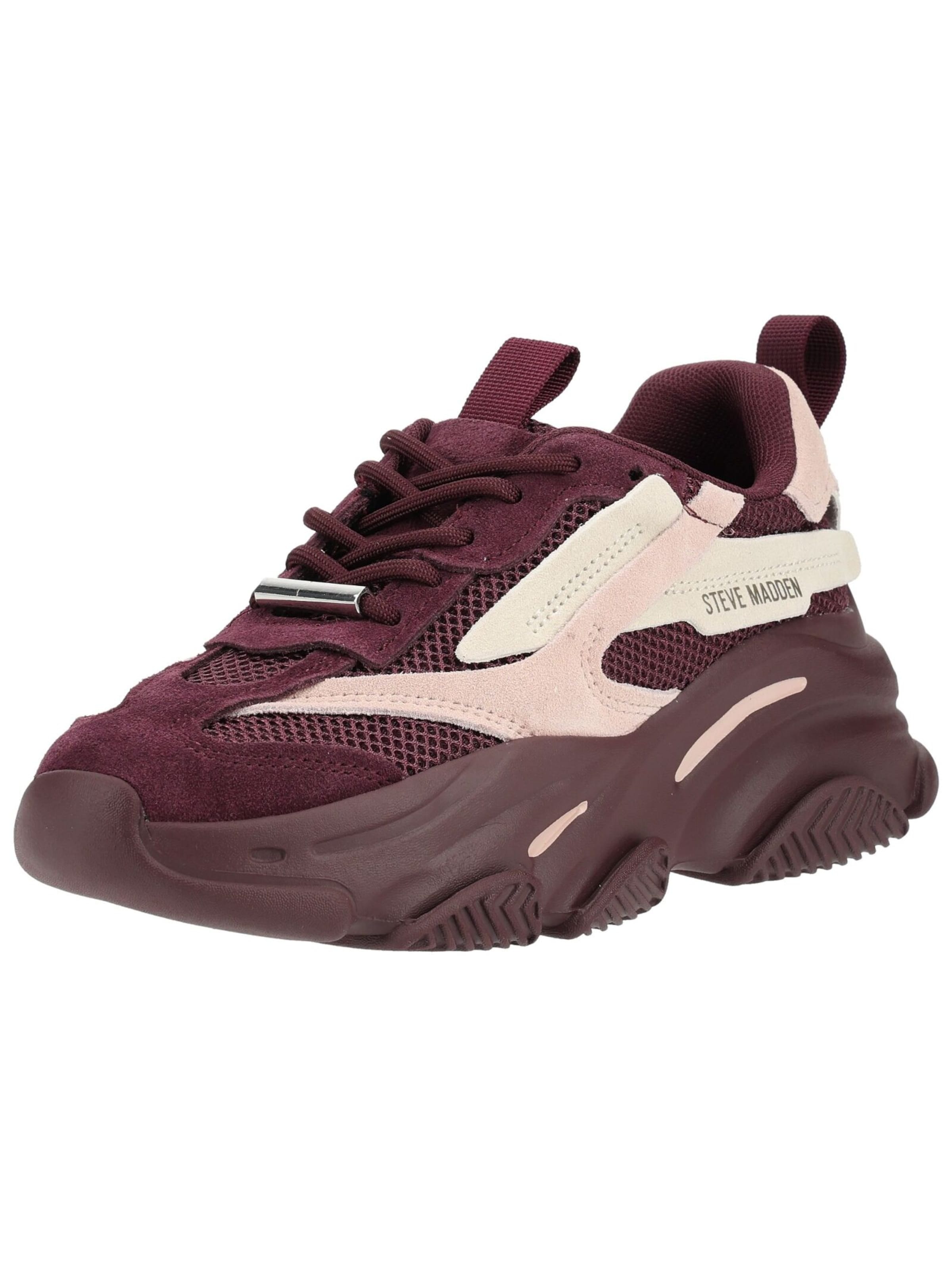 Sneaker bassa in 36 STEVE MADDEN di colore beige chiaro / rosa pastello / bordeaux, Visualizzazione prodotti