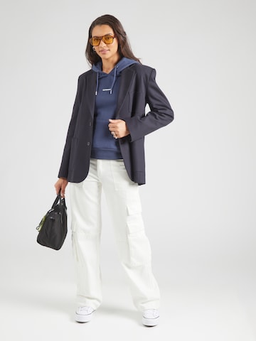 Bluză de molton de la Superdry pe albastru