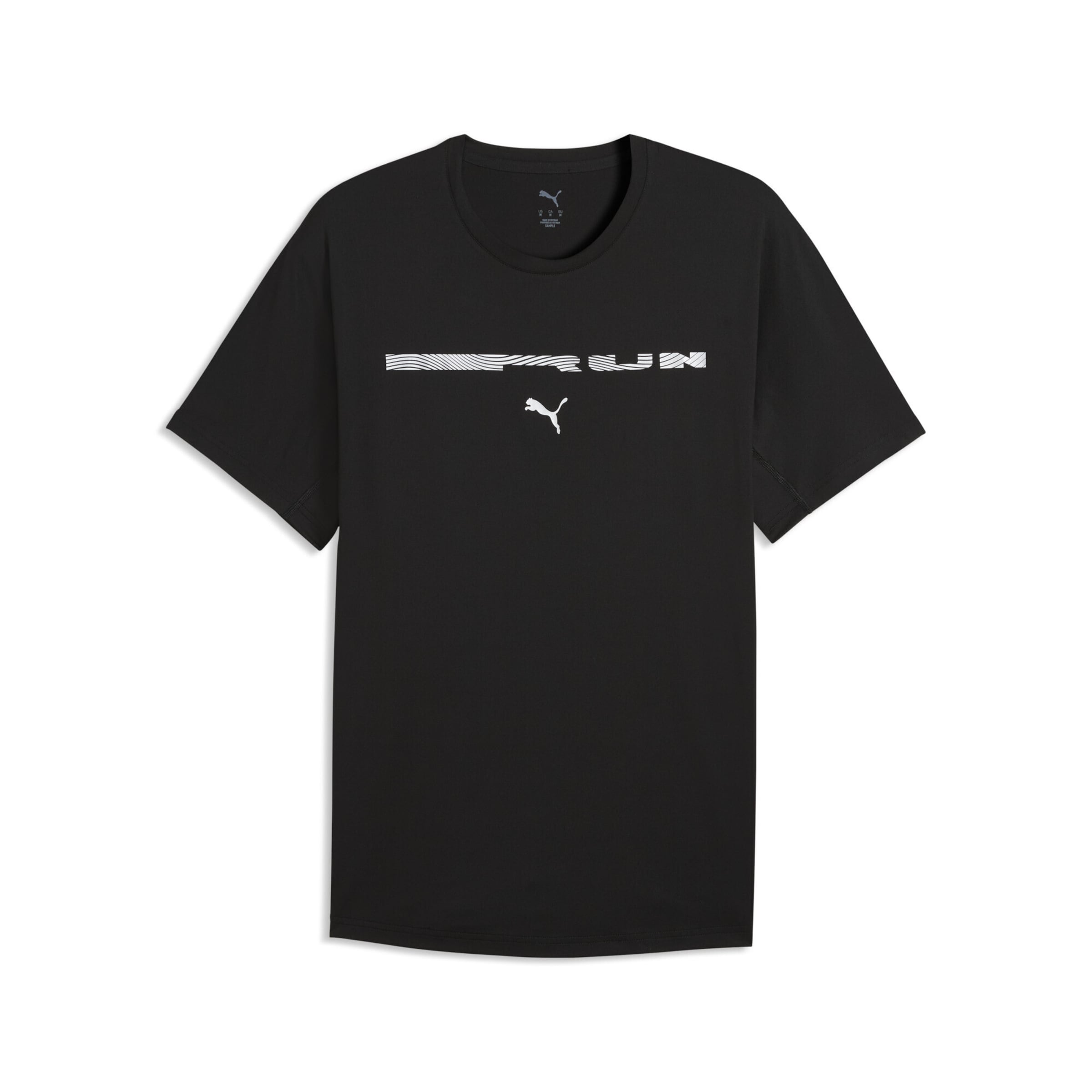 T-Shirt fonctionnel PUMA en noir : devant