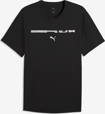 T-Shirt fonctionnel PUMA en noir : devant