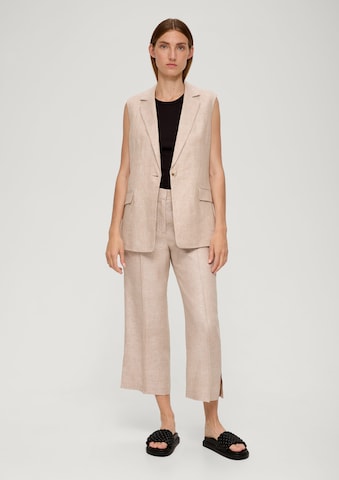 s.Oliver BLACK LABEL Wide leg Pants in Beige