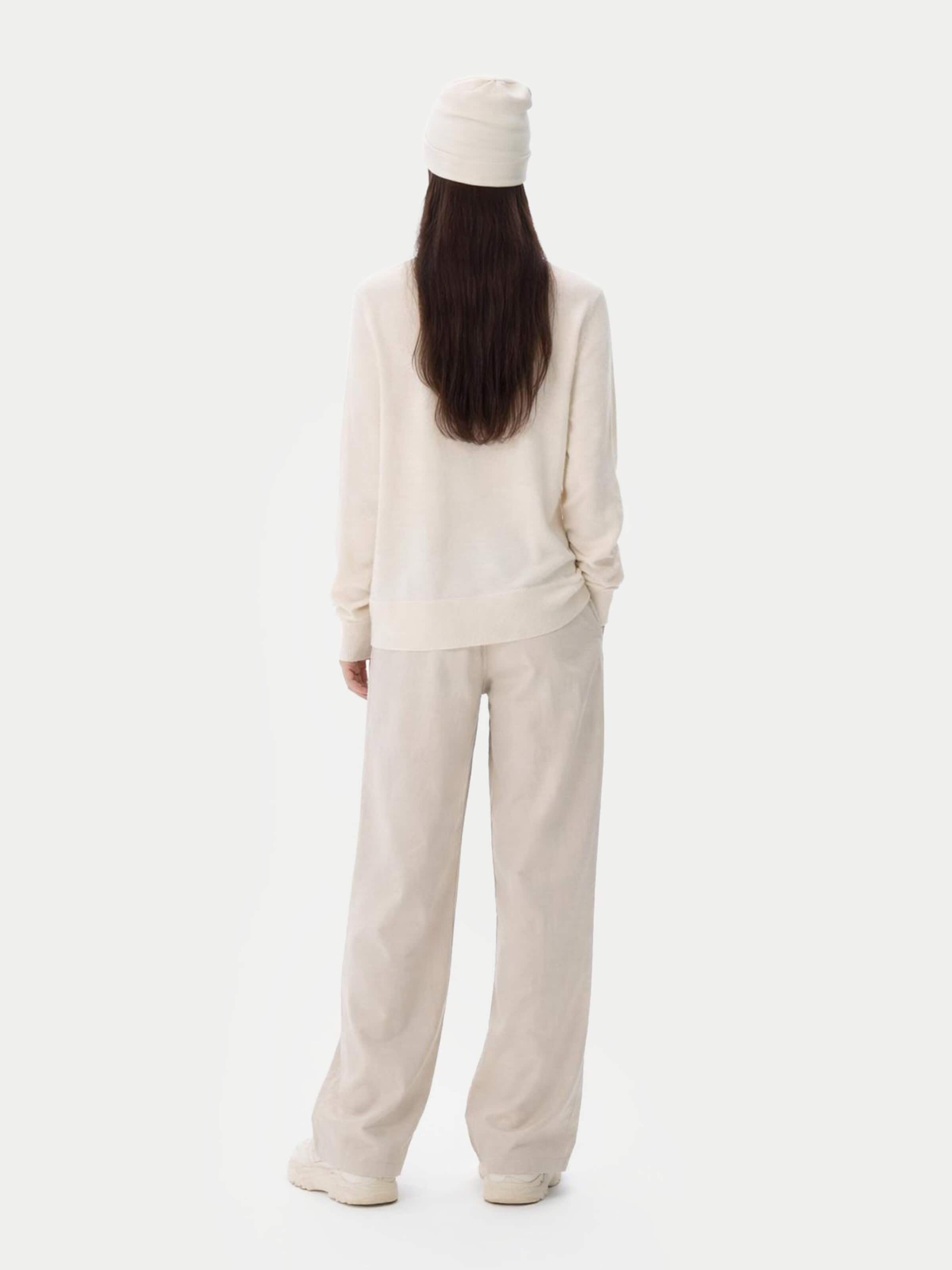 Pull-over 'Cashmere Hat & Sweater Set' GOBI Cashmere en blanc