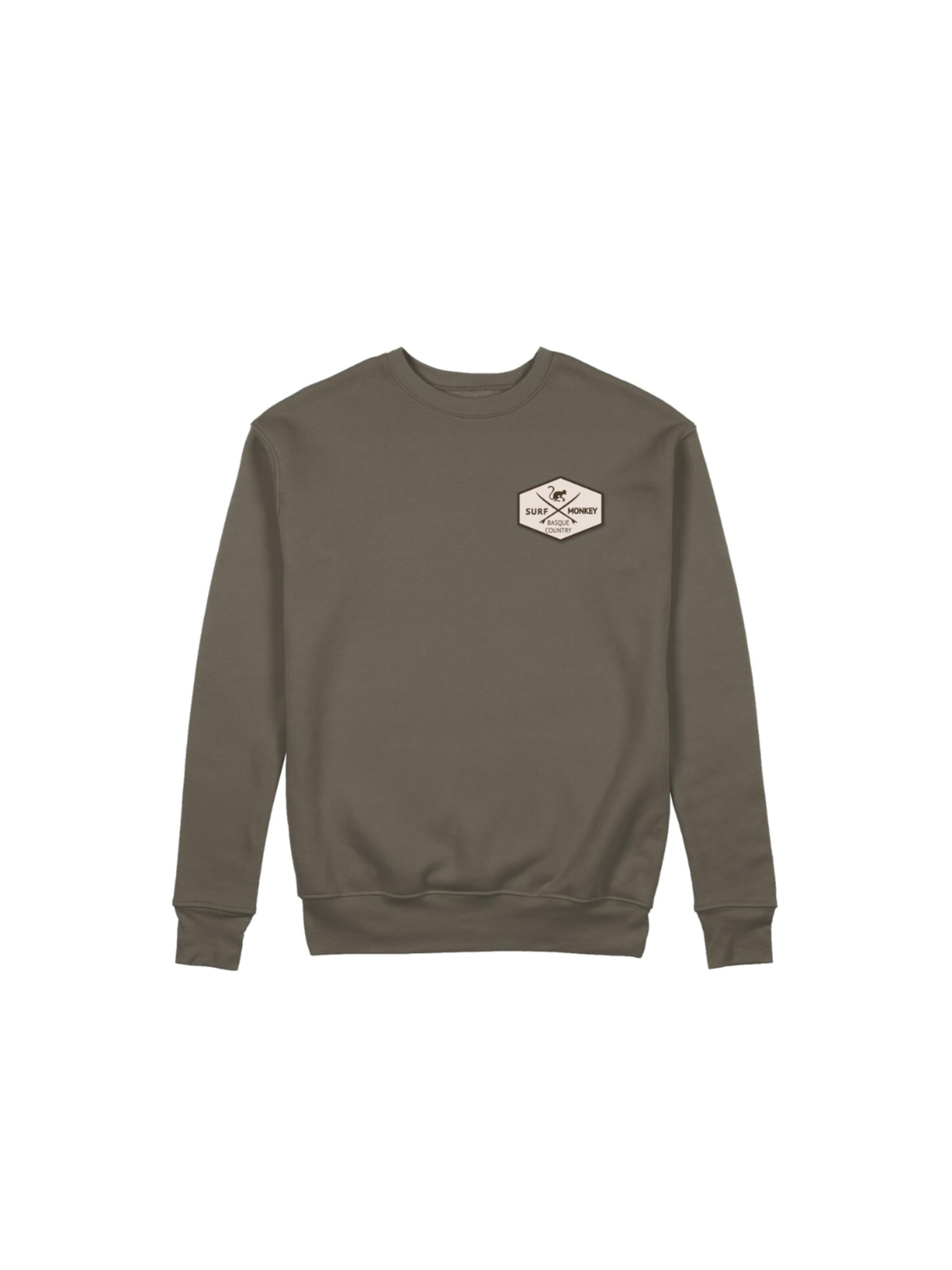 Surf Monkey Sweatshirt‌‌‌‌‌‌ in Grün: Vorderseite
