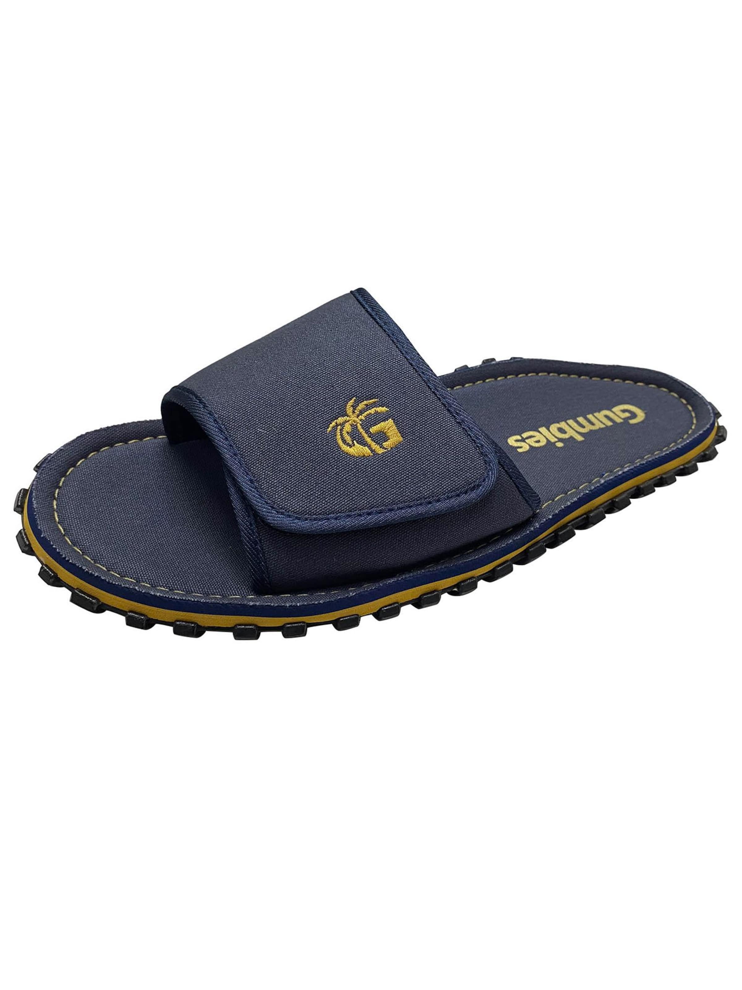 Gumbies Pantolette in Blau: Vorderseite