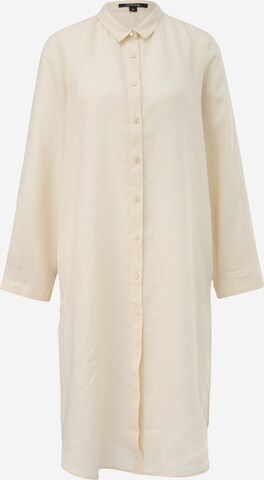 COMMA Shirt Dress in Beige: front