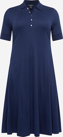 Lauren Ralph Lauren Plus Kleid in Blau: predná strana