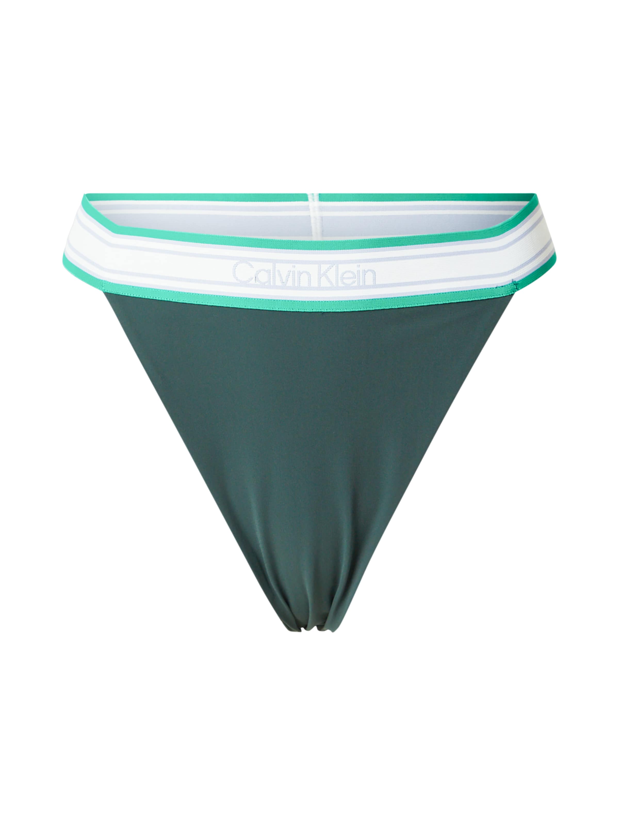 Calvin Klein Swimwear Bikini nadrágok - zöld: elől