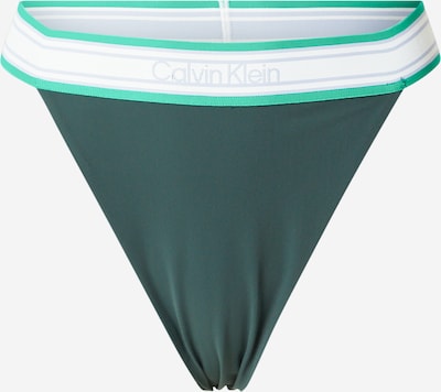 Calvin Klein Swimwear Bikinihousut värissä vihreä / tummanvihreä / vaaleanvioletti / valkoinen, Tuotenäkymä