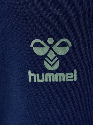 Hummel Tapered Sporthose 'Staltic' in Blau