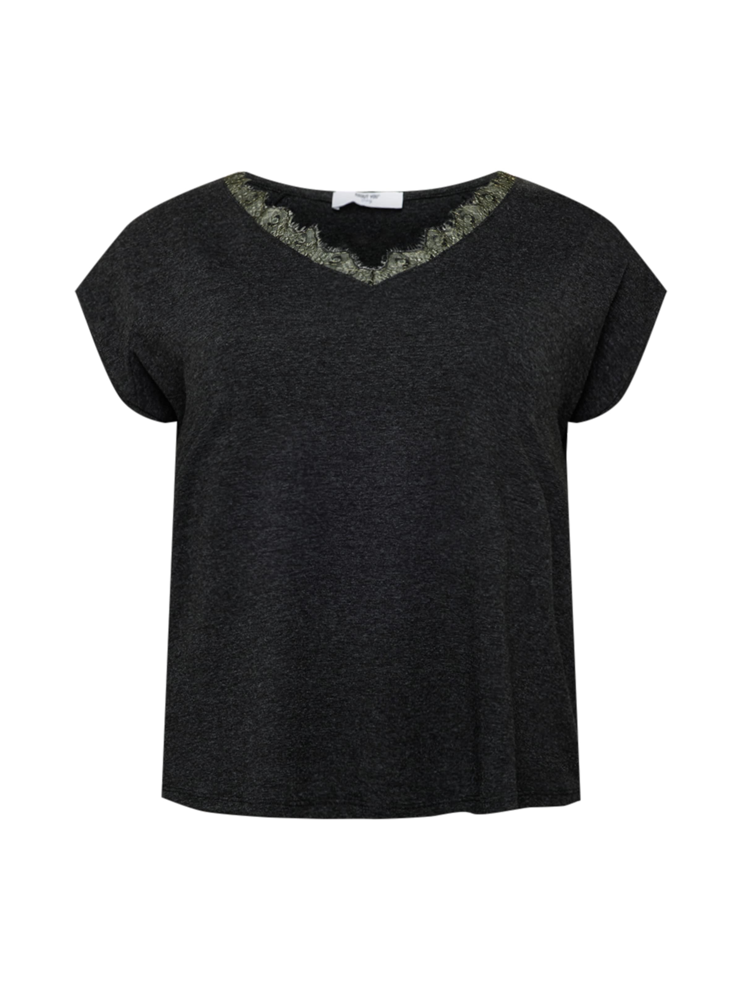 ABOUT YOU Curvy Majica 'Galina' | siva barva: sprednja stran