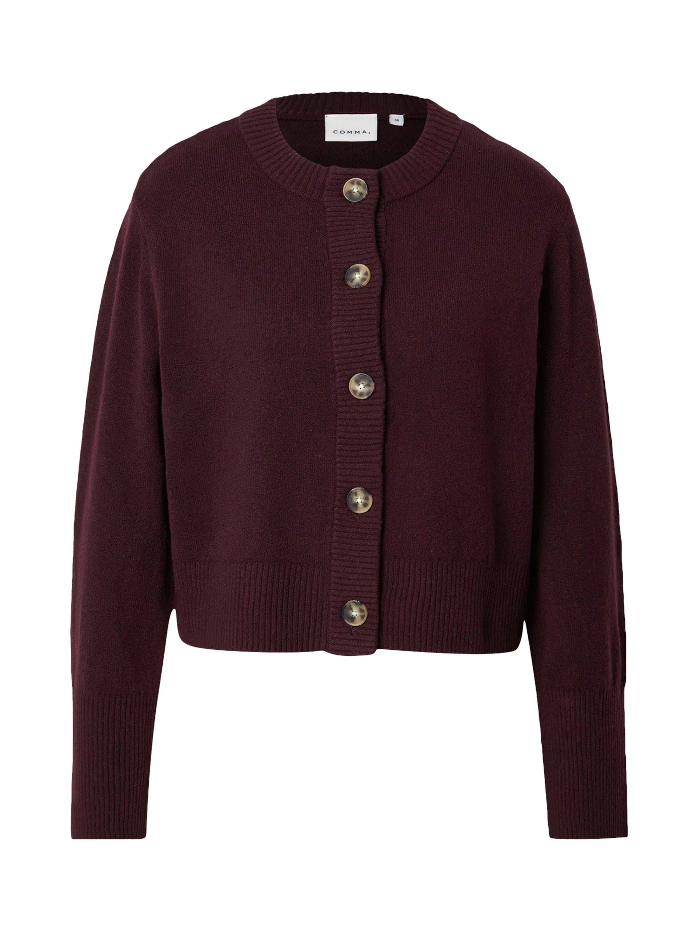 COMMAKardigan - crvena boja: prednji dio