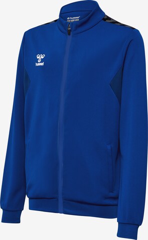 Hummel Athletic Zip-Up Hoodie in Blue