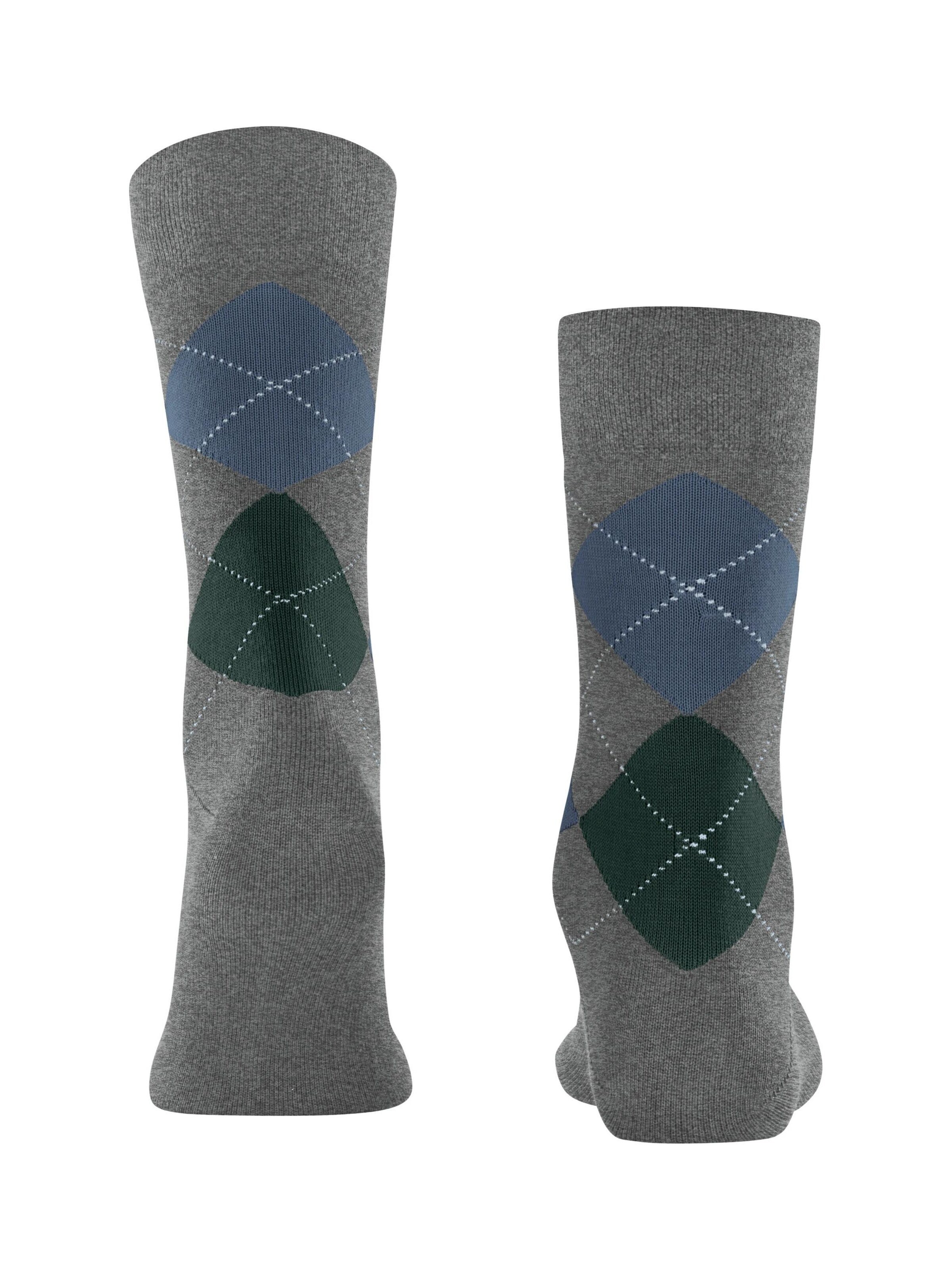 FALKE Socks 'Sensitive Argyle' in Grey