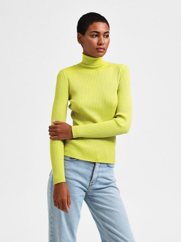 Pullover 'LYDIA' di SELECTED FEMME in verde: frontale