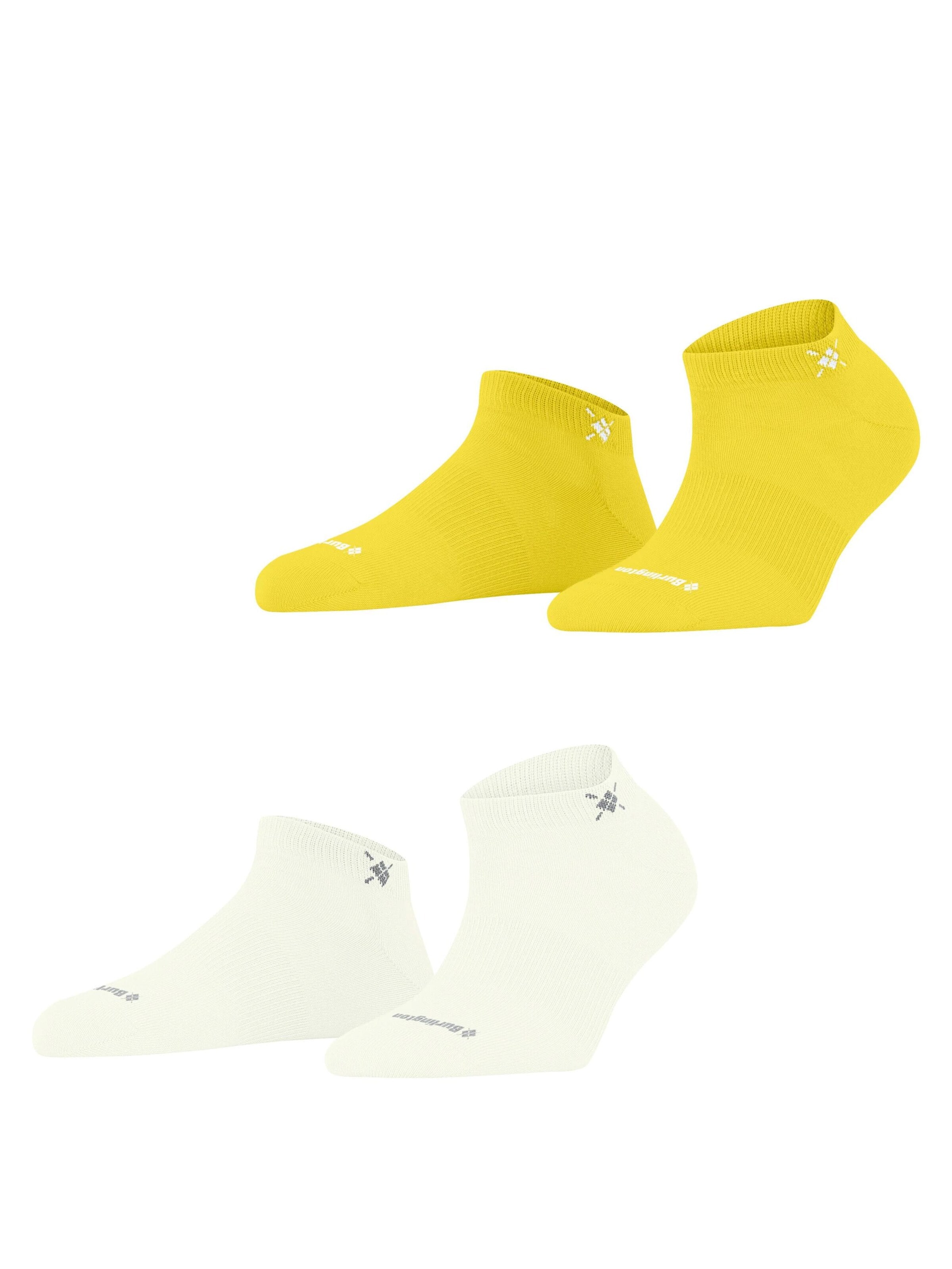 BURLINGTON Ankle Socks 'Everyday 2-Pack' in White: front
