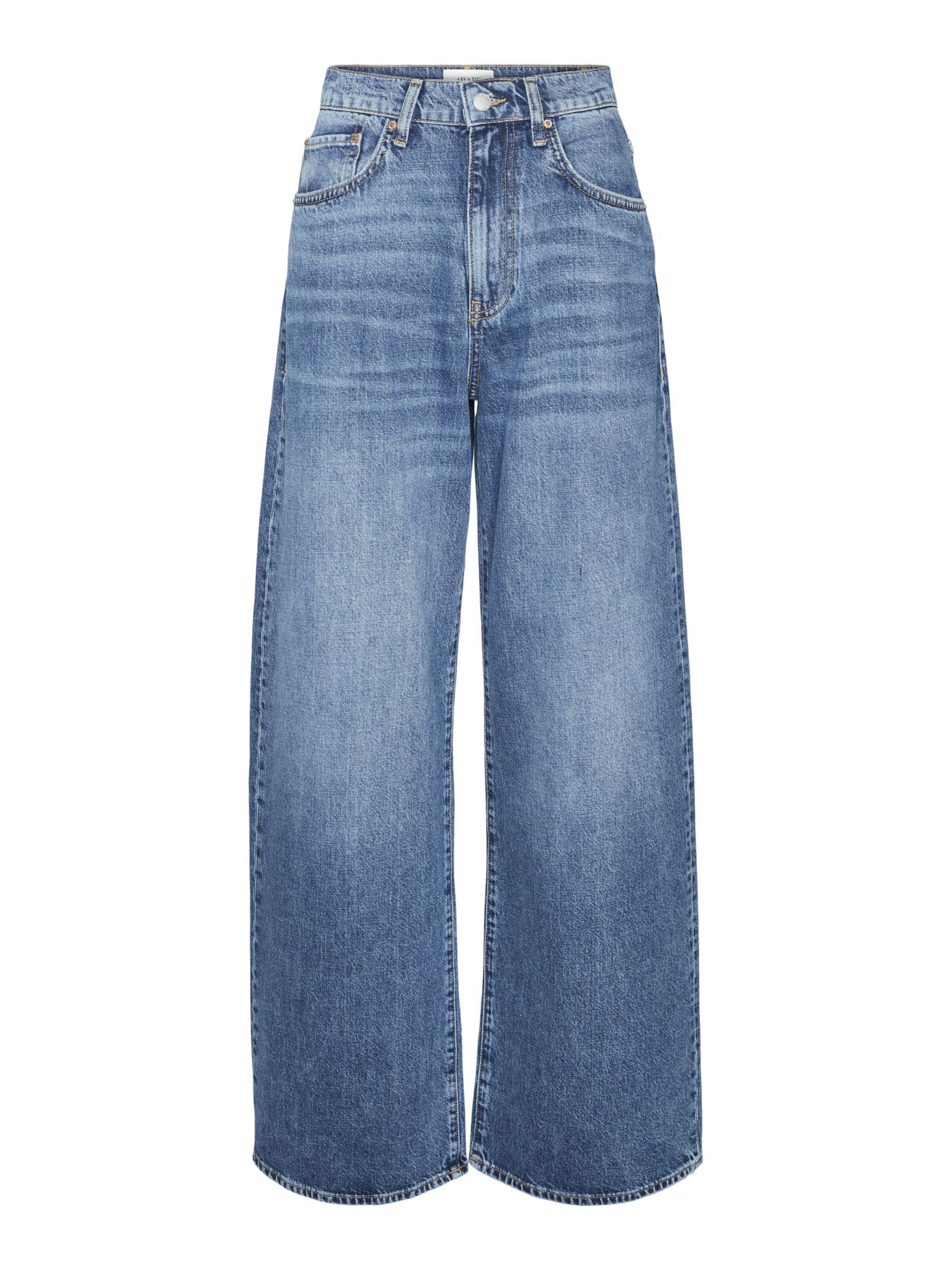 VERO MODA Wide Leg Jeans i blå: forside