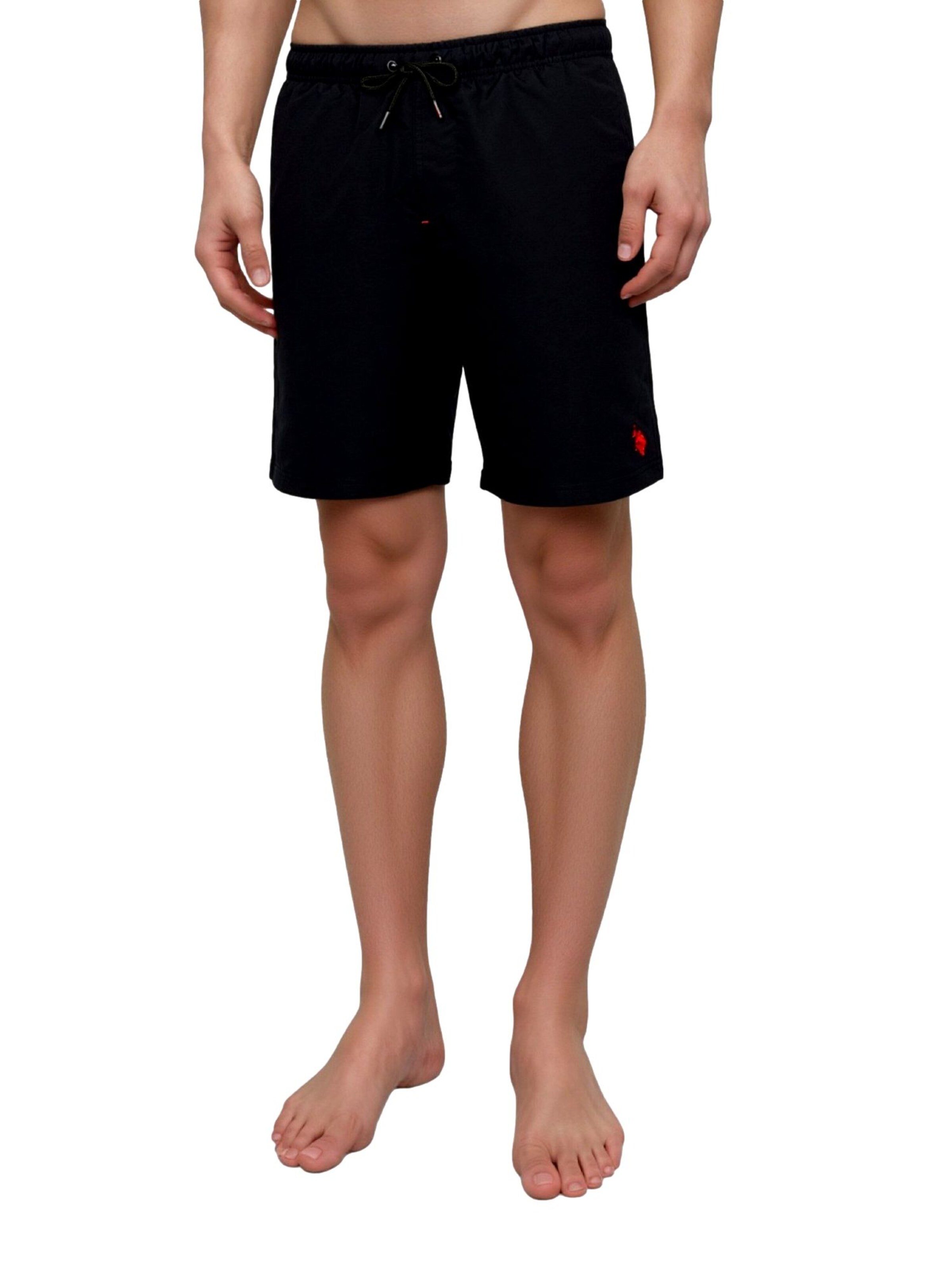 Shorts de bain 'Basic' U.S. POLO ASSN. en noir : devant