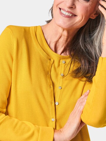 Cardigan Goldner en jaune