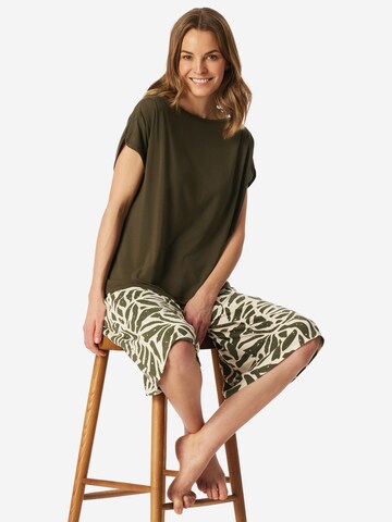 SCHIESSER Pajama ' Selected Premium ' in Beige