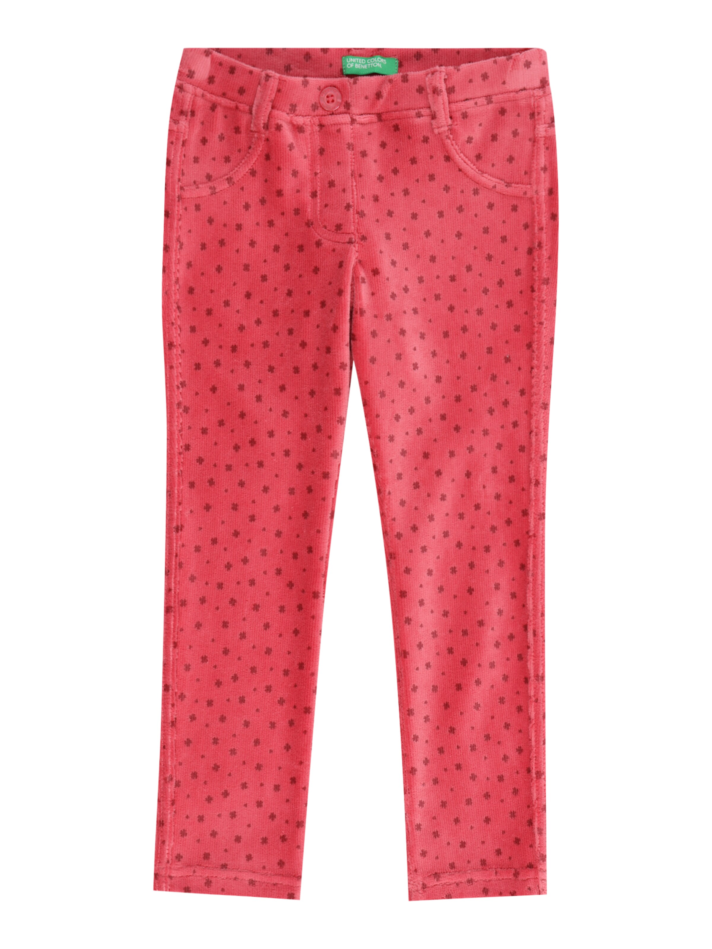United Colors Of Benetton Pantalon Cargo Fille Denim Wide Fit - Poches Latérales, Stone Washed Bleu Foncé/Noir