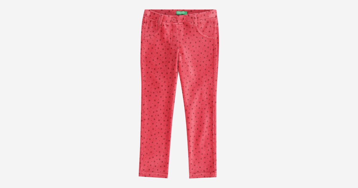 United Colors Of Benetton Pantalon Cargo Fille Denim Wide Fit - Poches Latérales, Stone Washed Bleu Foncé/Noir