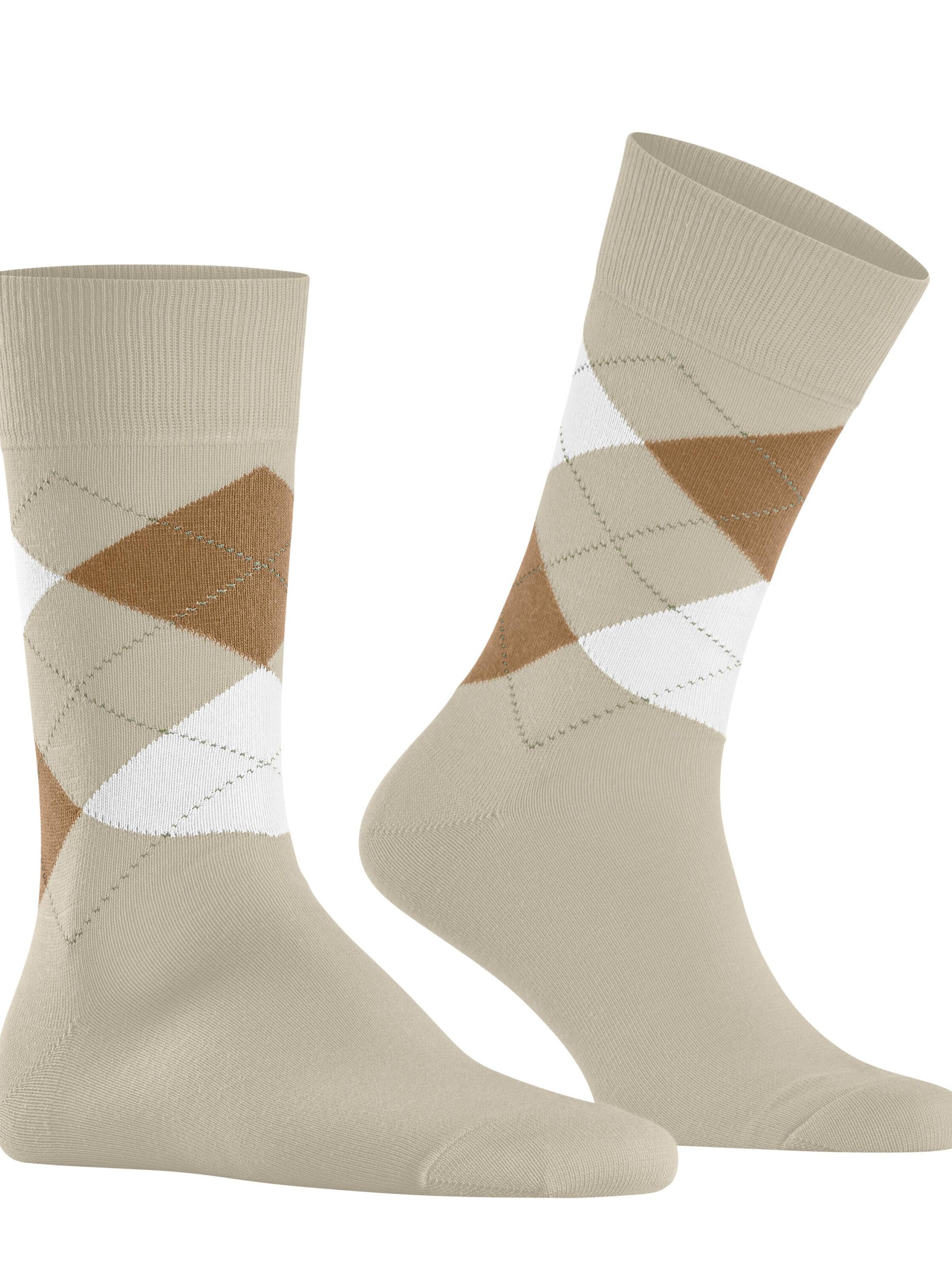 BURLINGTON Socks 'King' in Beige