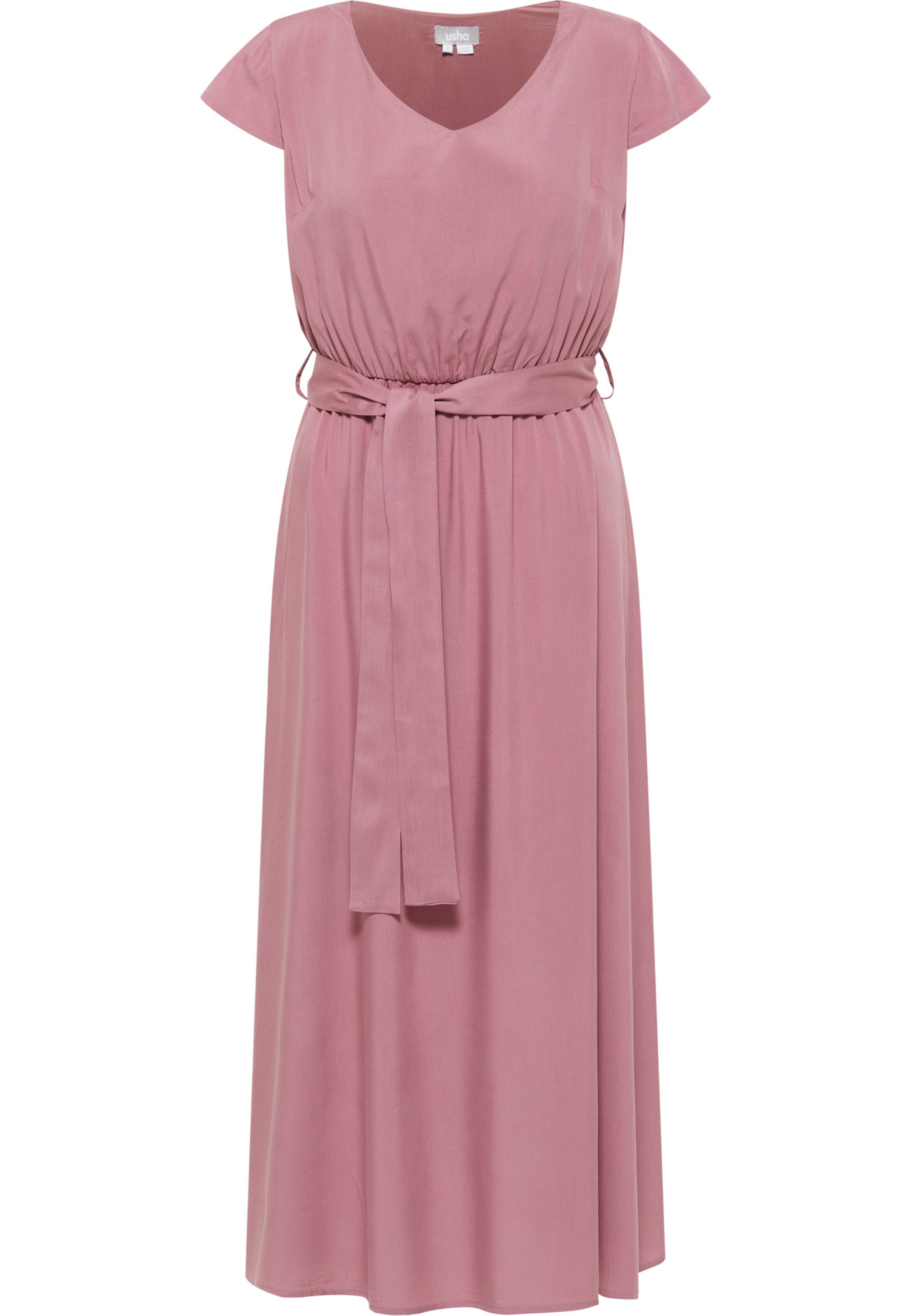 Rochie de la Usha pe roz: față