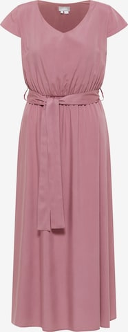 Robe Usha en rose : devant