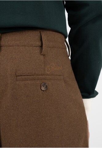 Wide leg Pantaloni con pieghe di Prohibited in marrone