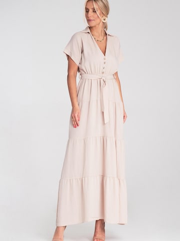 Abito da cocktail 'M1195' di Figl in beige