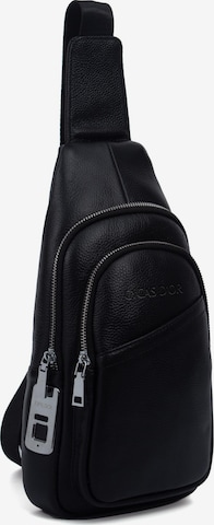 Sac à bandoulière CYCAS D'OR en noir : devant