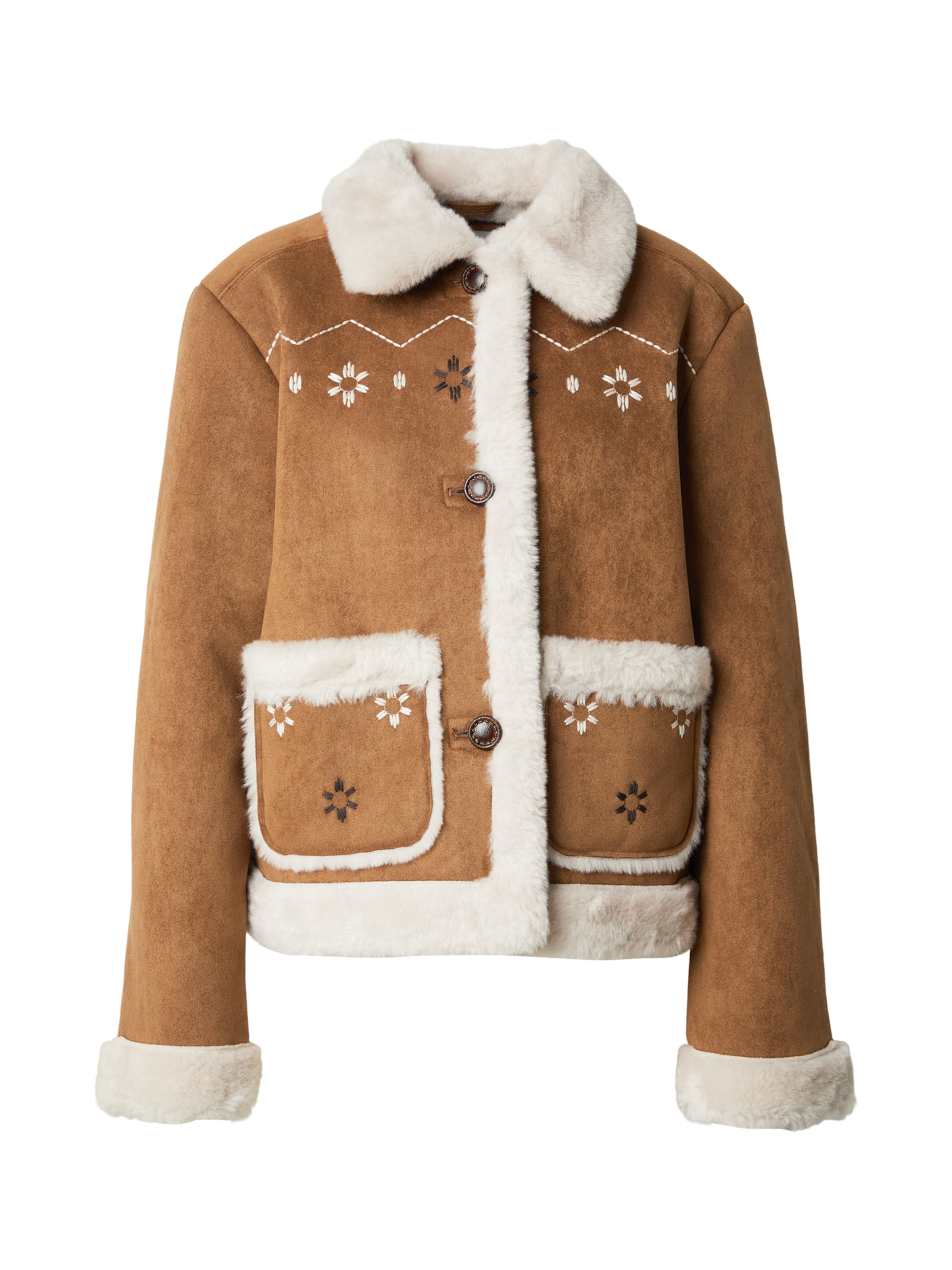 HOLLISTER Overgangsjakke i brun: forside