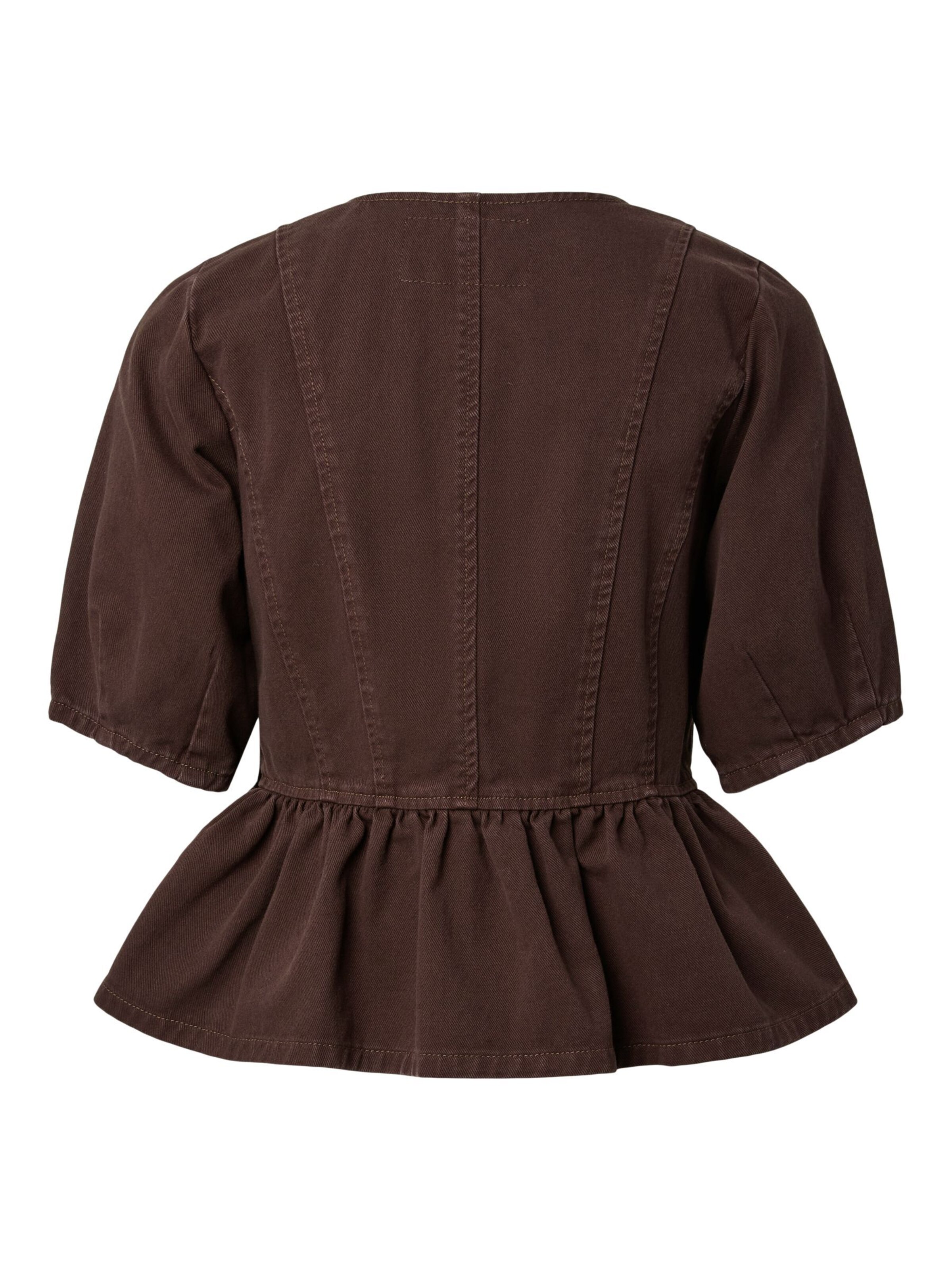 YAS - Chaqueta de entretiempo en marrón
