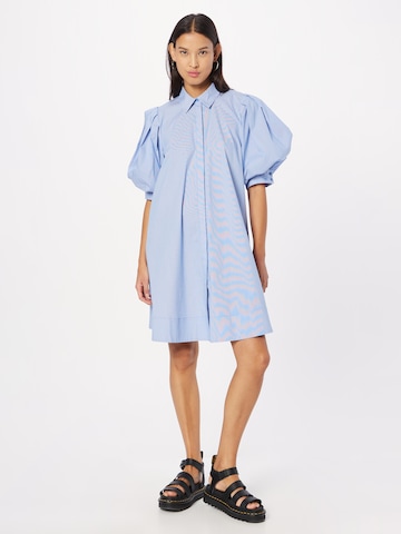 Copenhagen Muse Shirt Dress 'DOBA' in Blue: front