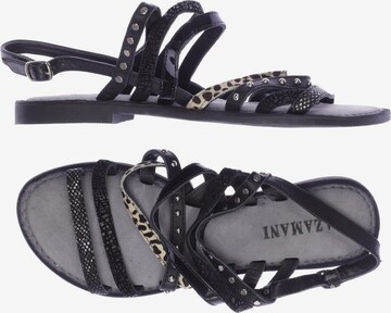 LAZAMANI Sandals & High-Heeled Sandals in 40 in Black: front