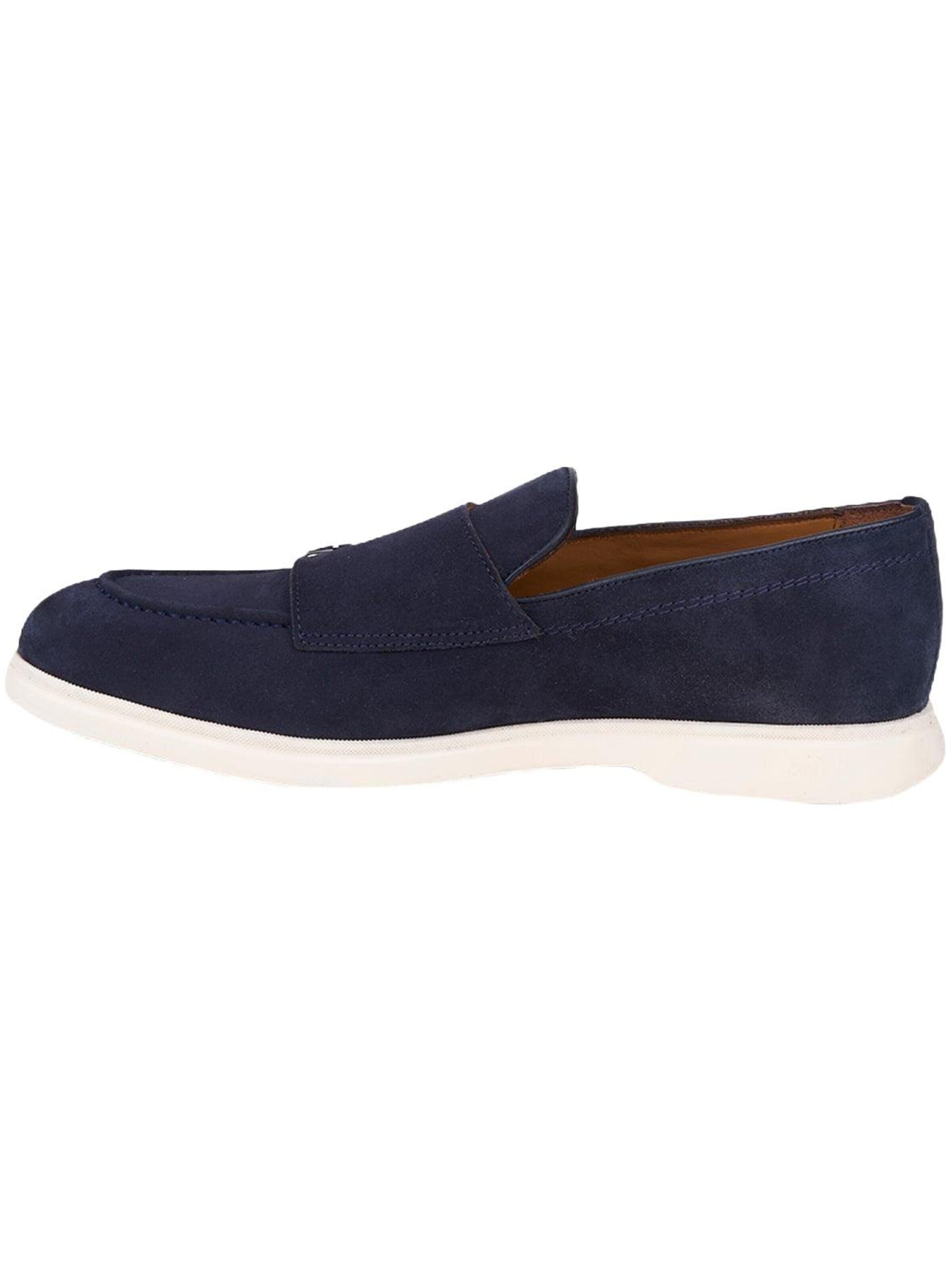 Desa - Mocasines 'DESA Herren-Slipper aus Wildleder mit Doppelschnalle' en azul