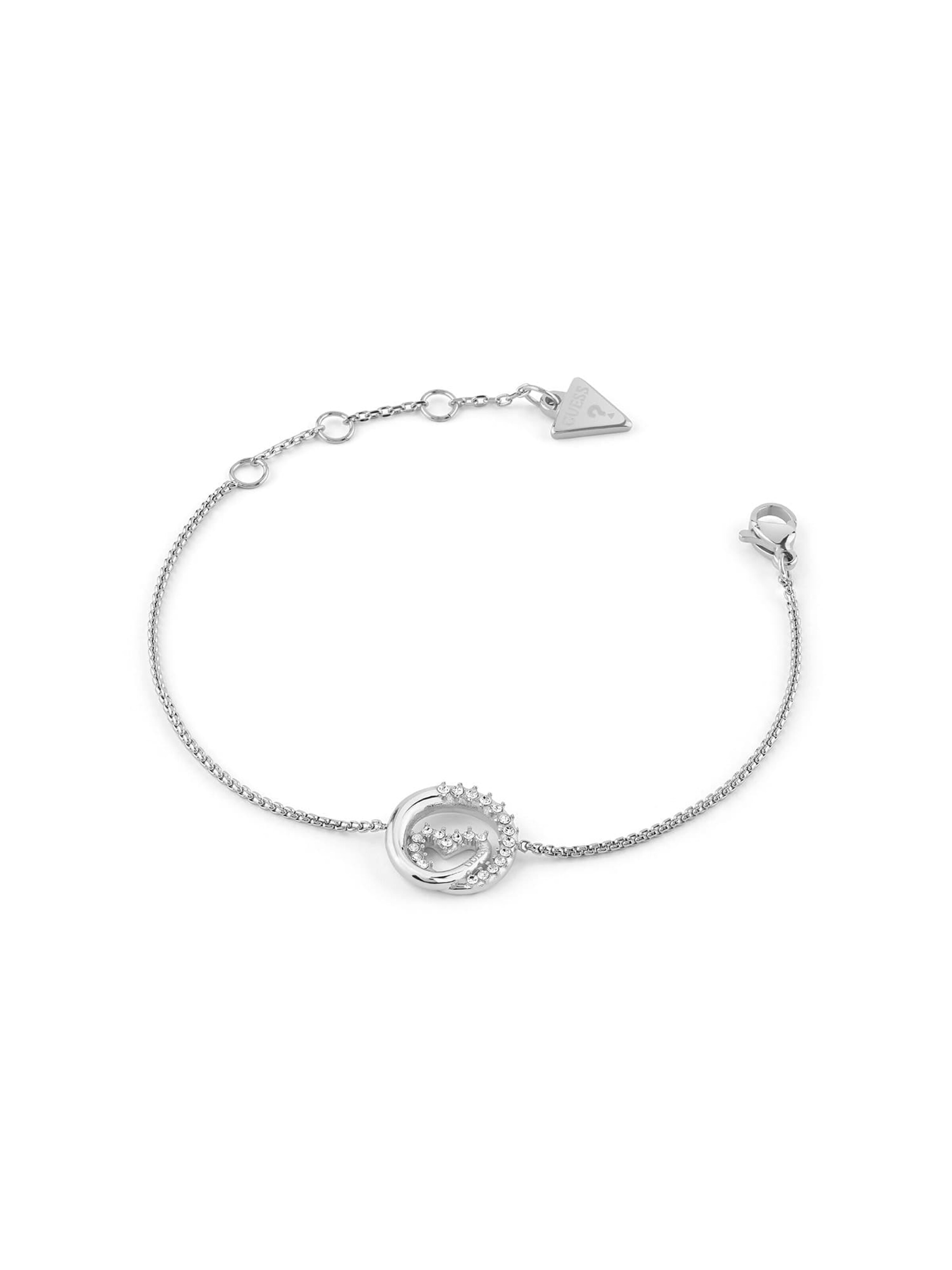 GUESS Bracelet 'Iconique' in Silver: front
