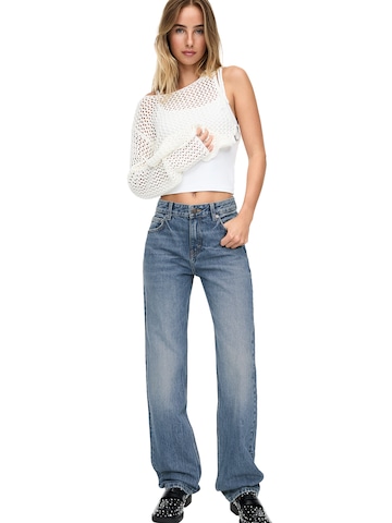 Pull&Bear Loosefit Farmer - kék