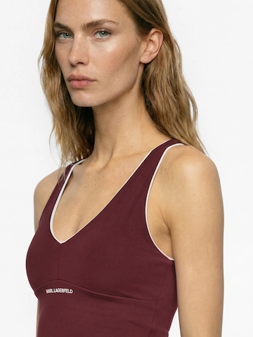 Karl Lagerfeld - Top em vermelho