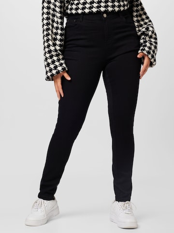 KAFFE CURVE Regular Jeans 'Willa' in Black: front